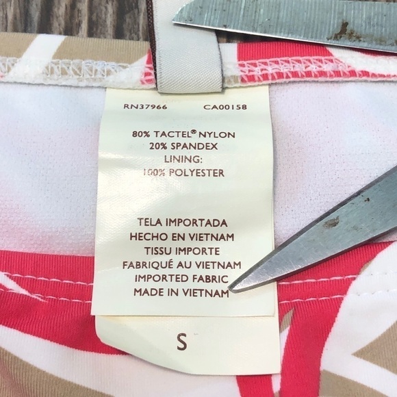 Nwt Perry Ellis Pink Bikini Bottoms with Jewelry - Picture 5 of 5